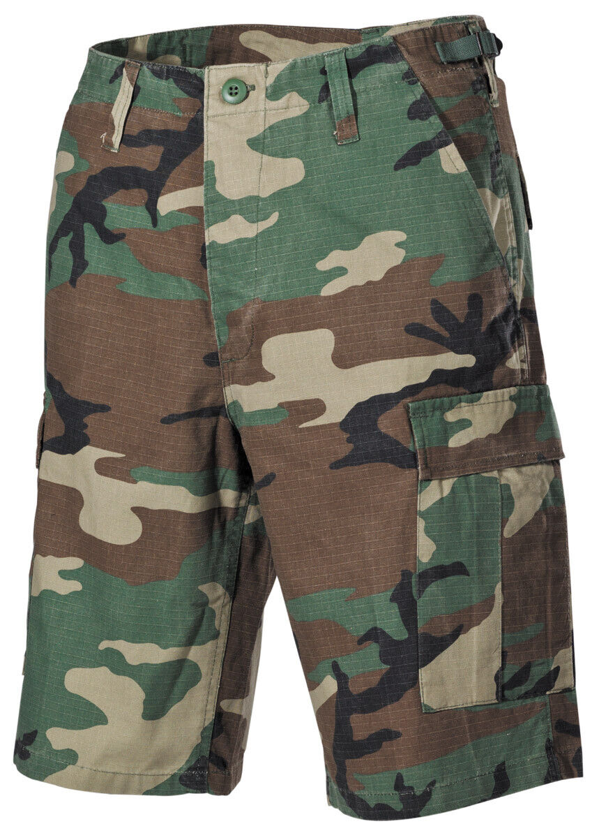 MFH bermuda shorts in woodland camo