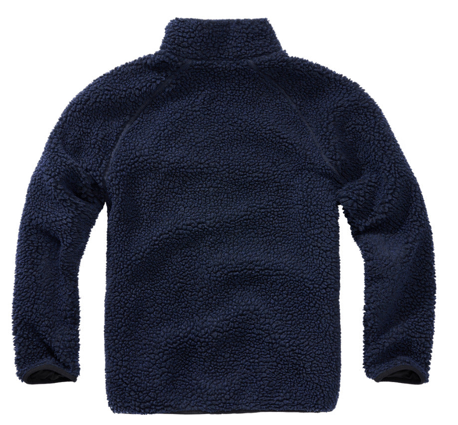 Brandit Teddy Fleece Jacket Breathable Lining Hiking Army Navy