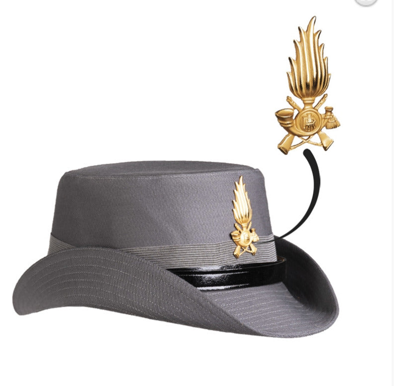 Original Italian Army Caclies Hat Customs with Insignia – Like New