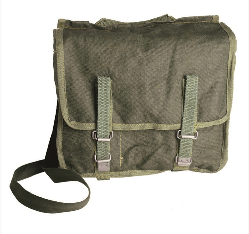 Original Polish Army Pl Bread Bag Green with Strap – Like New