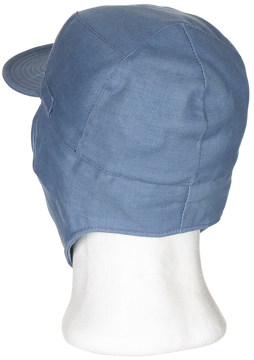 Original Swedish Army Winter Cap Civil Defence Blue – Like New