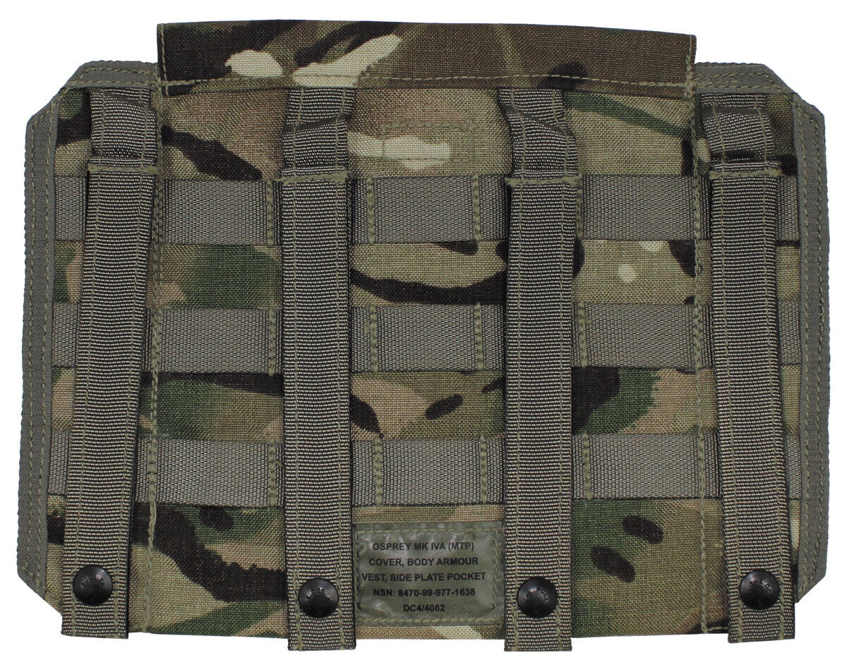 Original British Army Side Plate Pocket Osprey MK IV Camo M – Like New