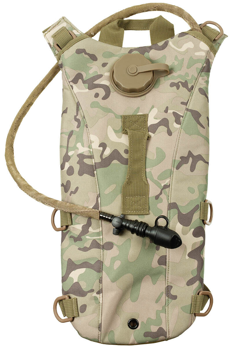 Hydration Backpack Hiking Outdoor Activities with TPU Bladder 2.5L Camo