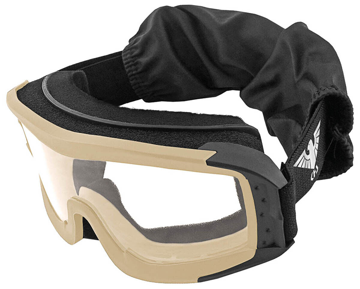Tactical Glasses Goggles Military Combat Eye Protection KHS Anti Fog Khaki