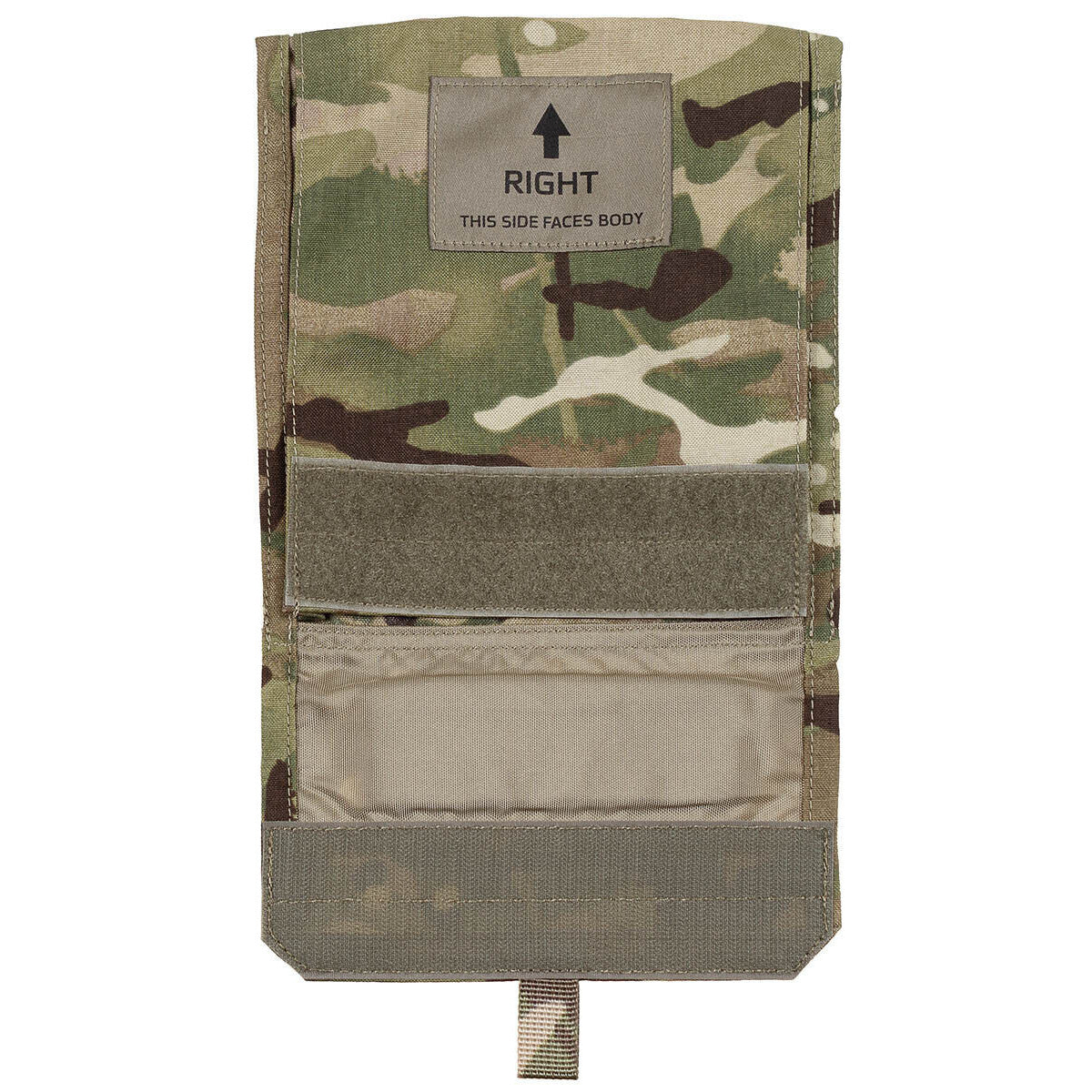 GB Original Military Army Side Plate Pocket Virtus Right MTP Camo Used