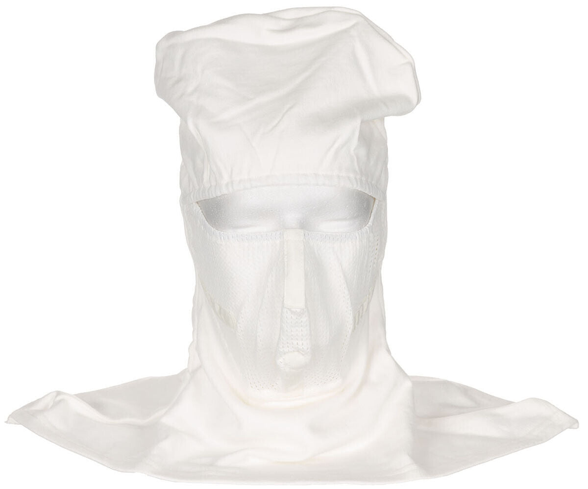 Original British Army Balaclava Fire-resistant White – Like New