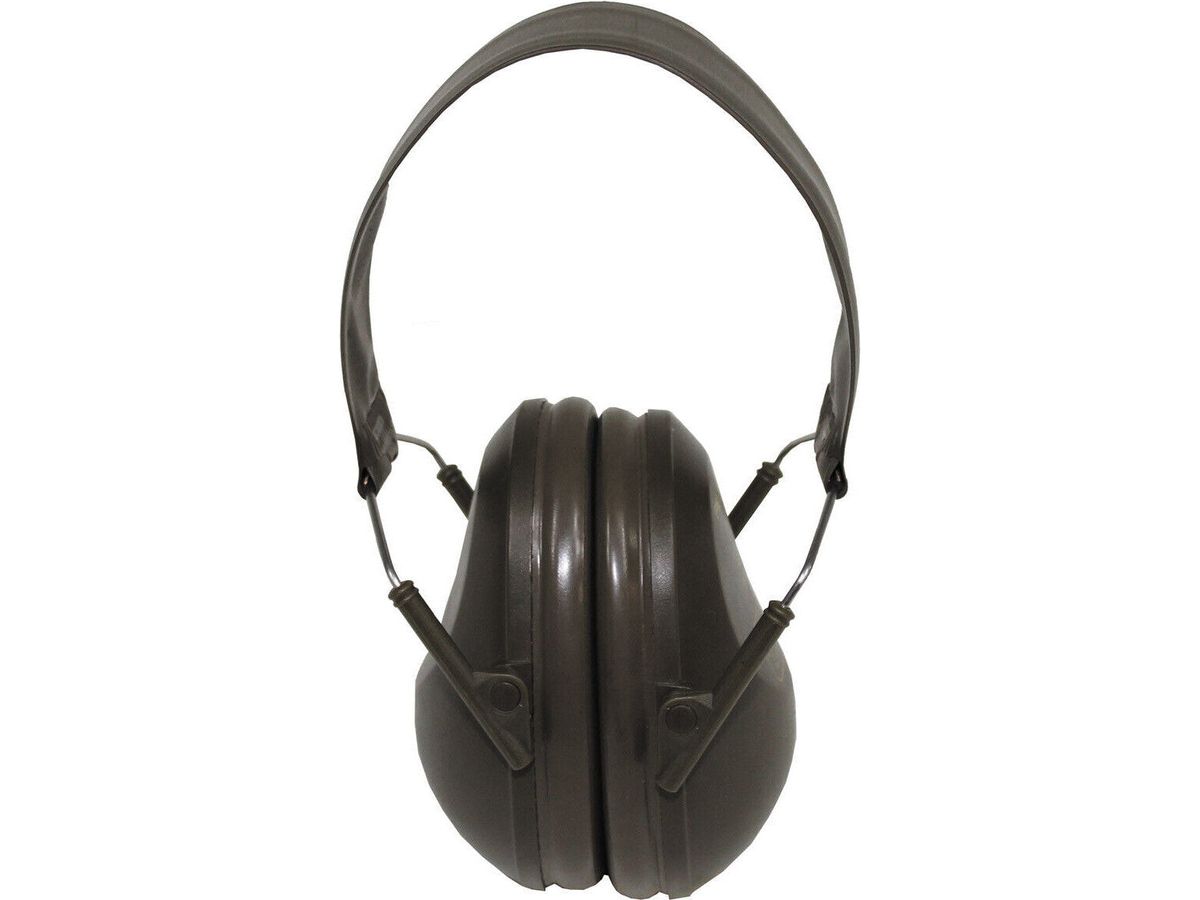 Original British Army Military GB Ear Protection Foldable Universal Used