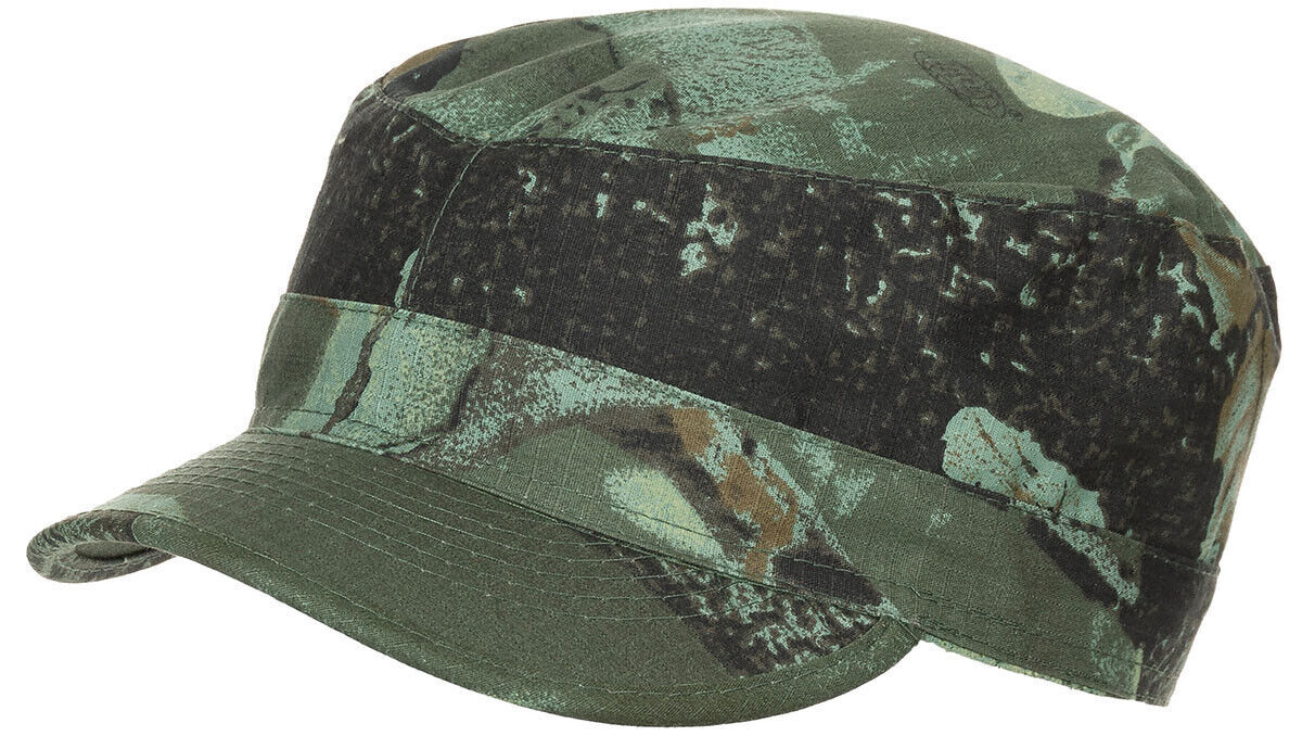 US BDU Cap American Army Camo Field Hat Ripstop Military New All Sizes Green