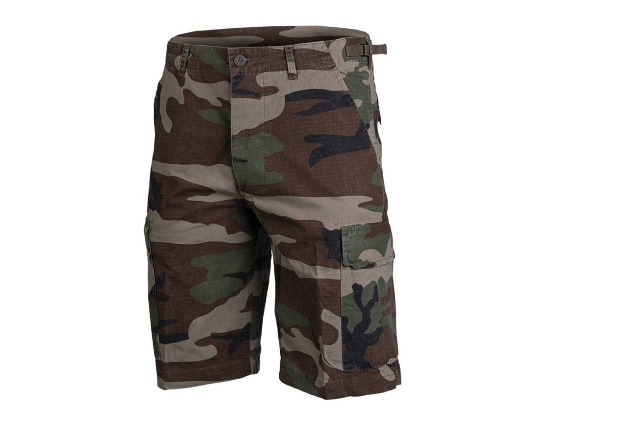 Mil-Tec US Prewash Ripstop Cotton Bermuda Woodland