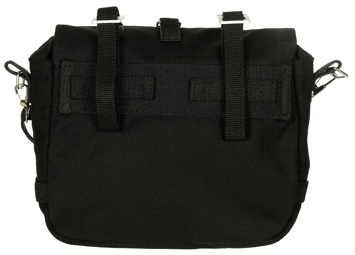 Bundeswehr German Army Combat Bag Resistance Canvas Small Black 4L