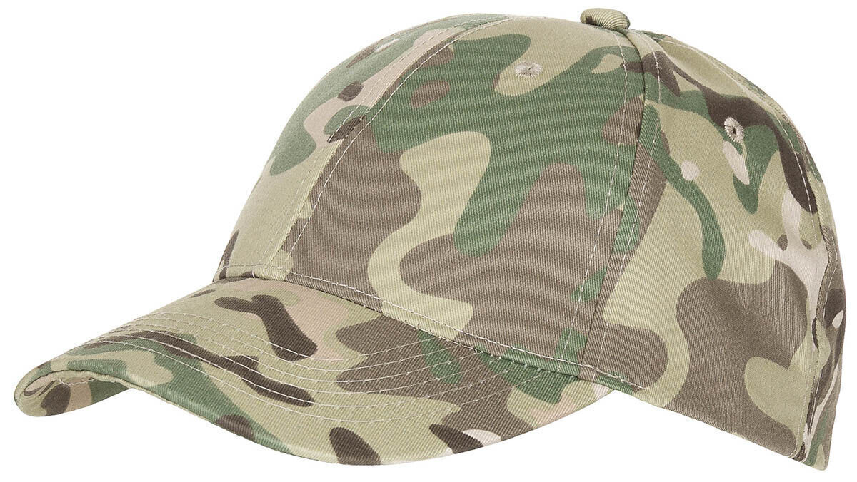 US Army Military Field Camo Cap With Loop Panels operation-camo, size-adjust