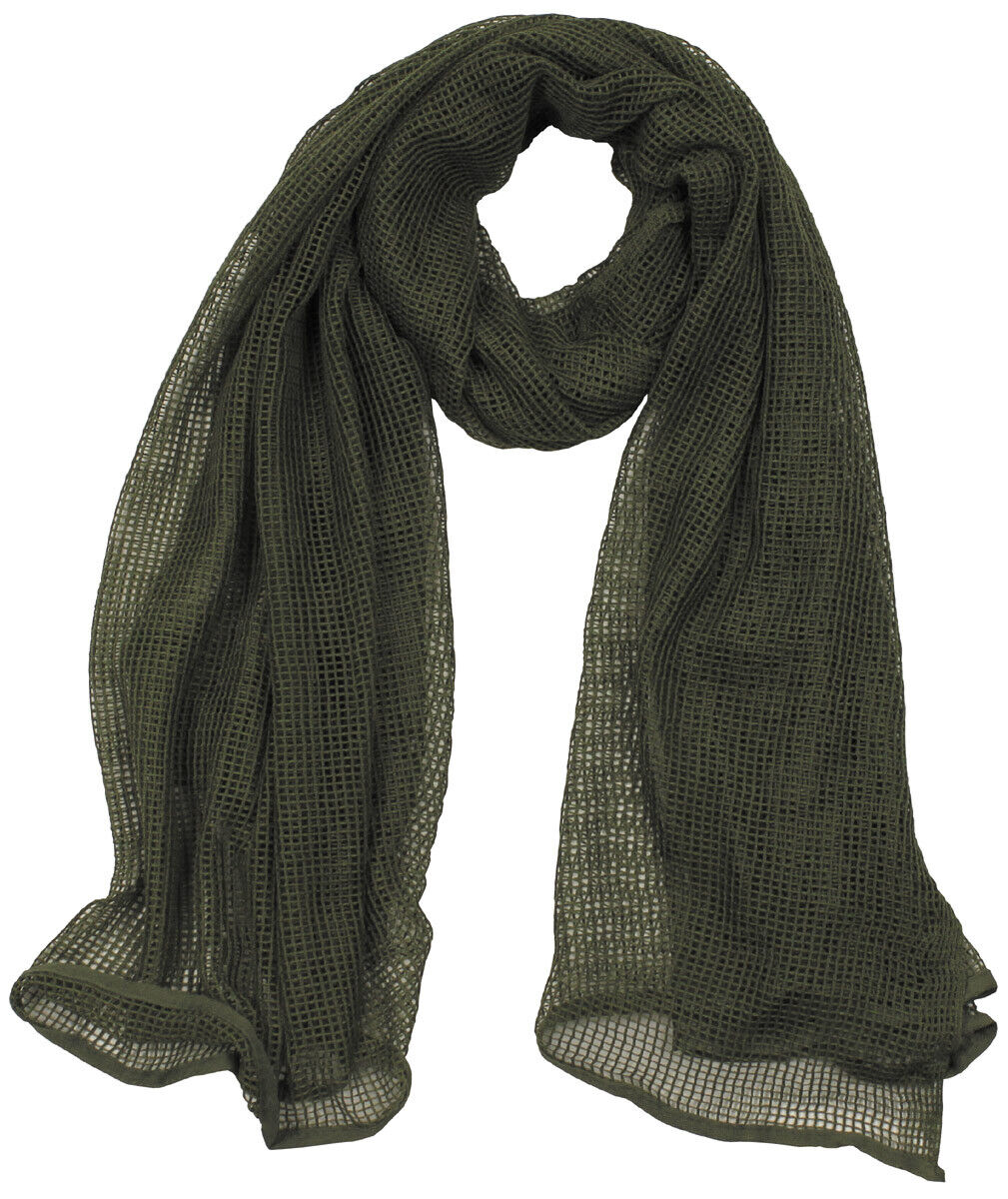Sniper Scarf Multifunctional Fine Mesh Camouflage Face OD Green 190x90cm
