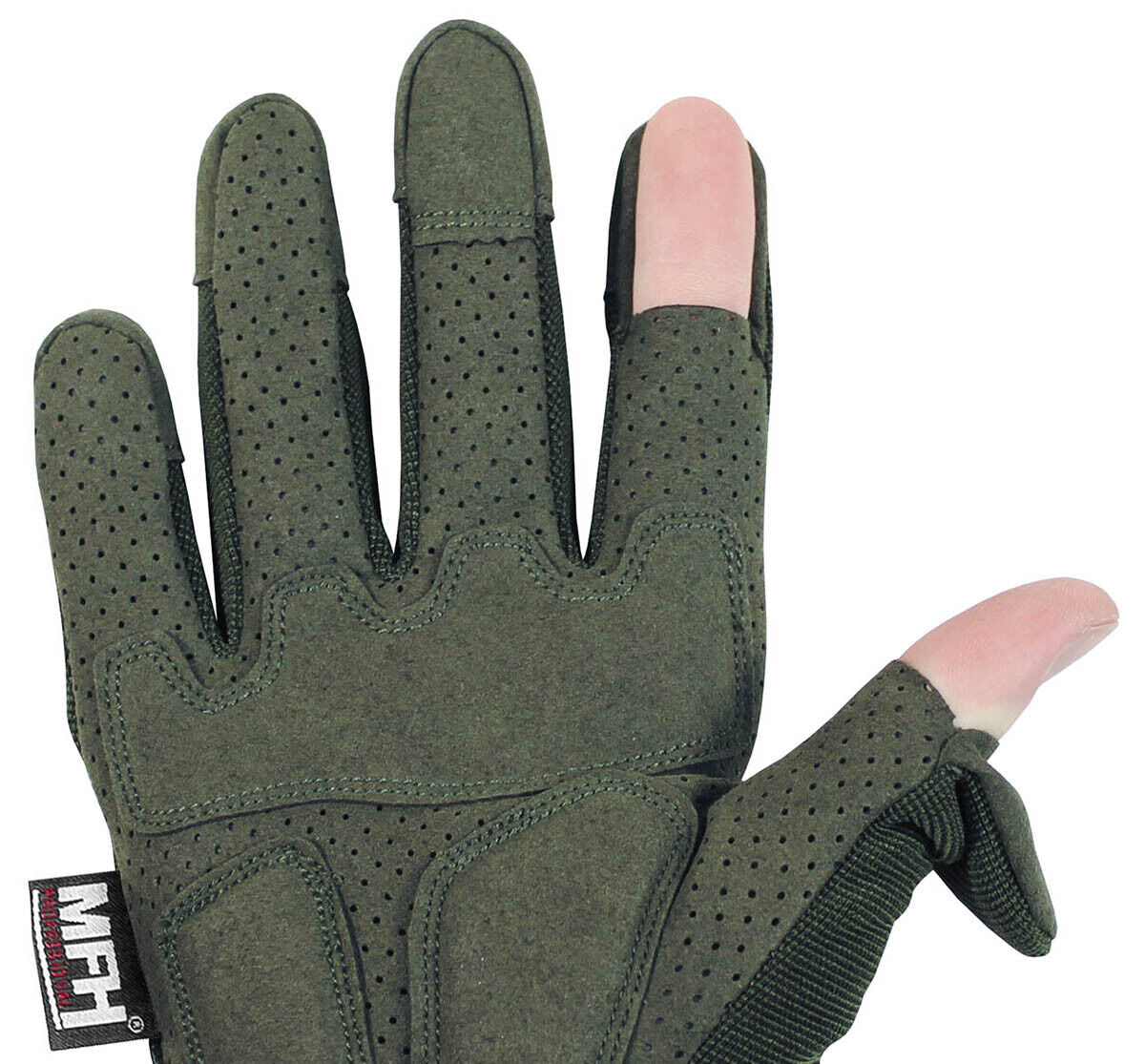 MFH Professional Action Tactical Gloves - OD Green