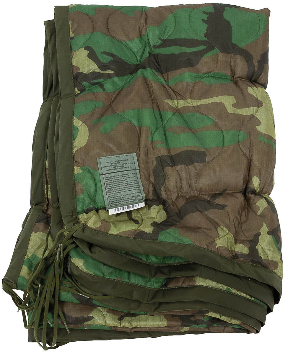 US Army Poncho Liner Woodland Surplus
