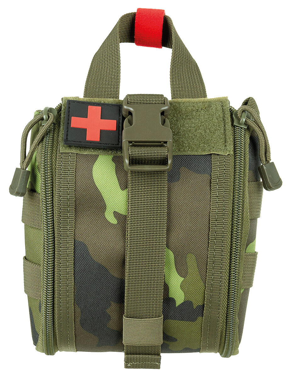 Military Army Combat Medical First Aid Bag Pouch Small MOLLE M 95 CZ Camo