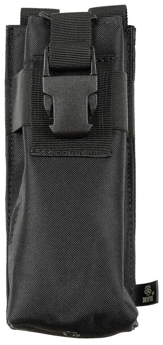 Pouch Bag Round Military Army Style MOLLE Black