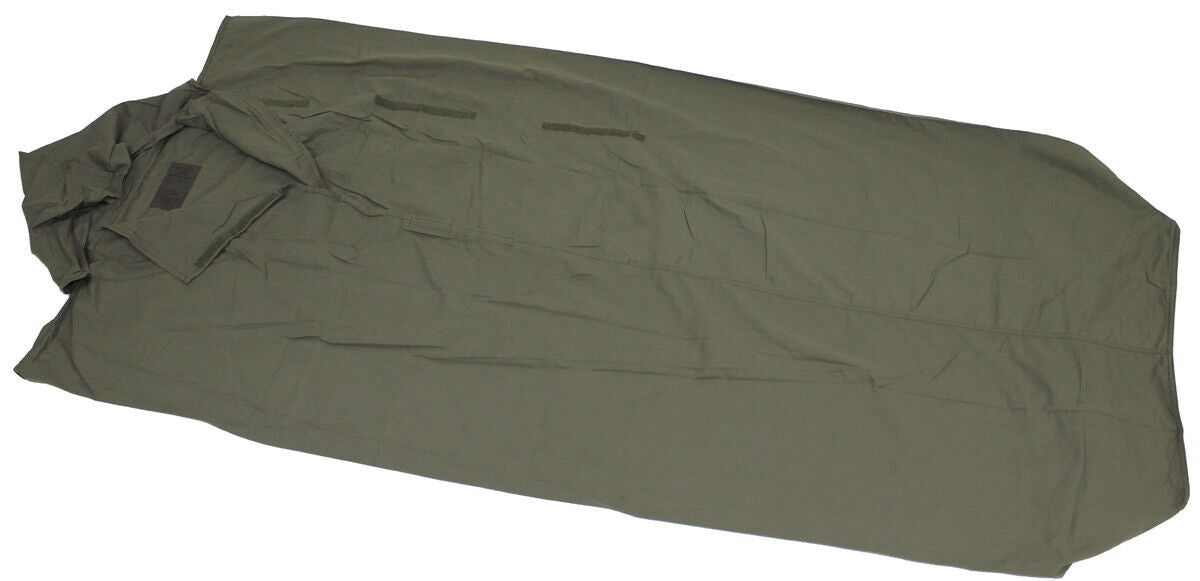 Original British Army Sleeping Bag Liner Green – Like New