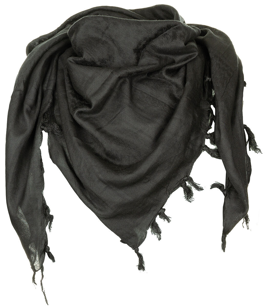 Shemagh Tactical Scarf Multifunctional Against Sun Dust Supersoft Black