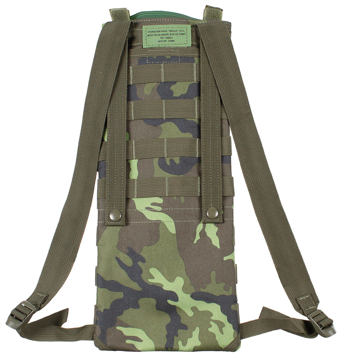 Hydration Backpack Hiking Outdoor MOLLE 2,5L With TPU Bladder M 95 CZ Camo