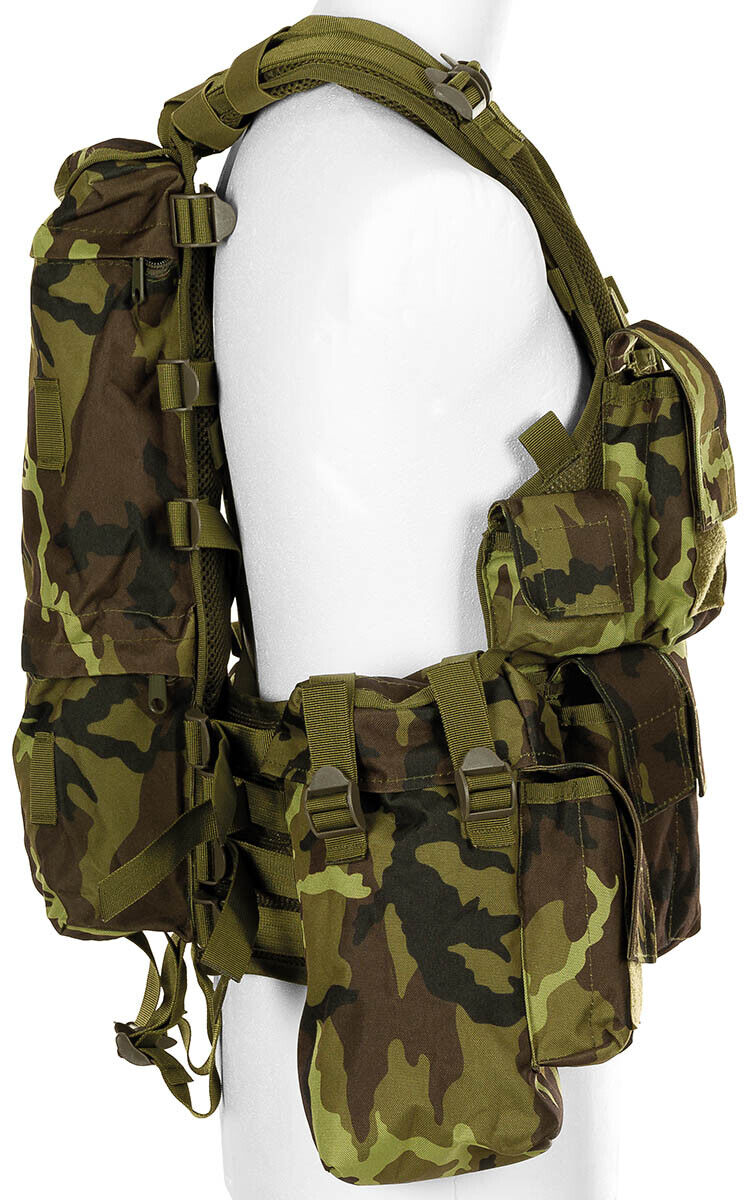 MFH Tactical Vest Various Pockets M95 Czech Camo M95