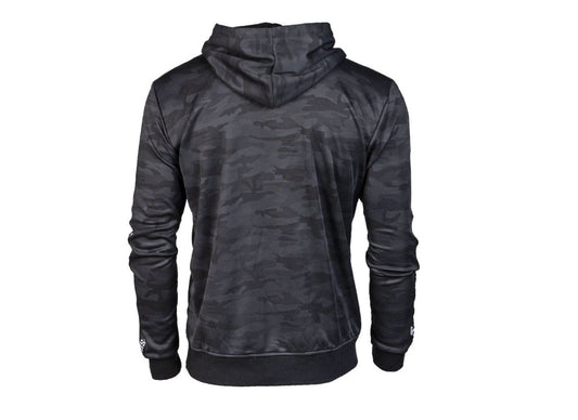 MIL-TEC Gym Jacket Military Tactical Zipped Hoodie Sweater Men Outdoor Dark Camo