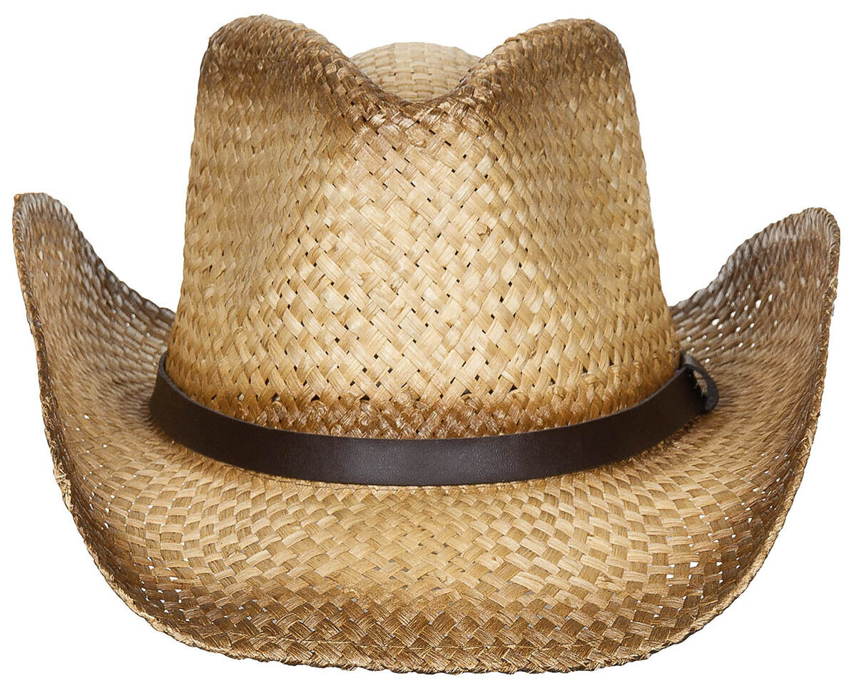 Fox Outdoor Straw Hat with Hat Band Brown