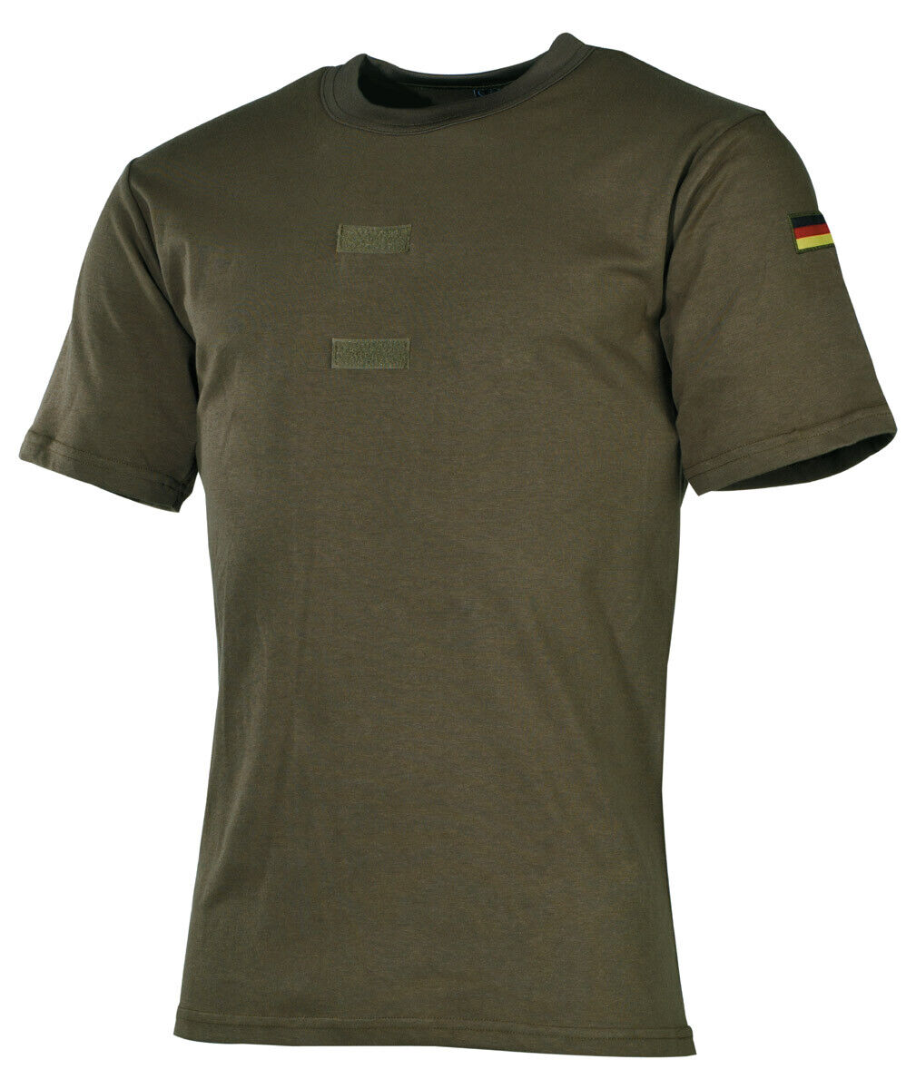 MFH German Army Undershirt Tropical Green Loop Panels Nationality Badg
