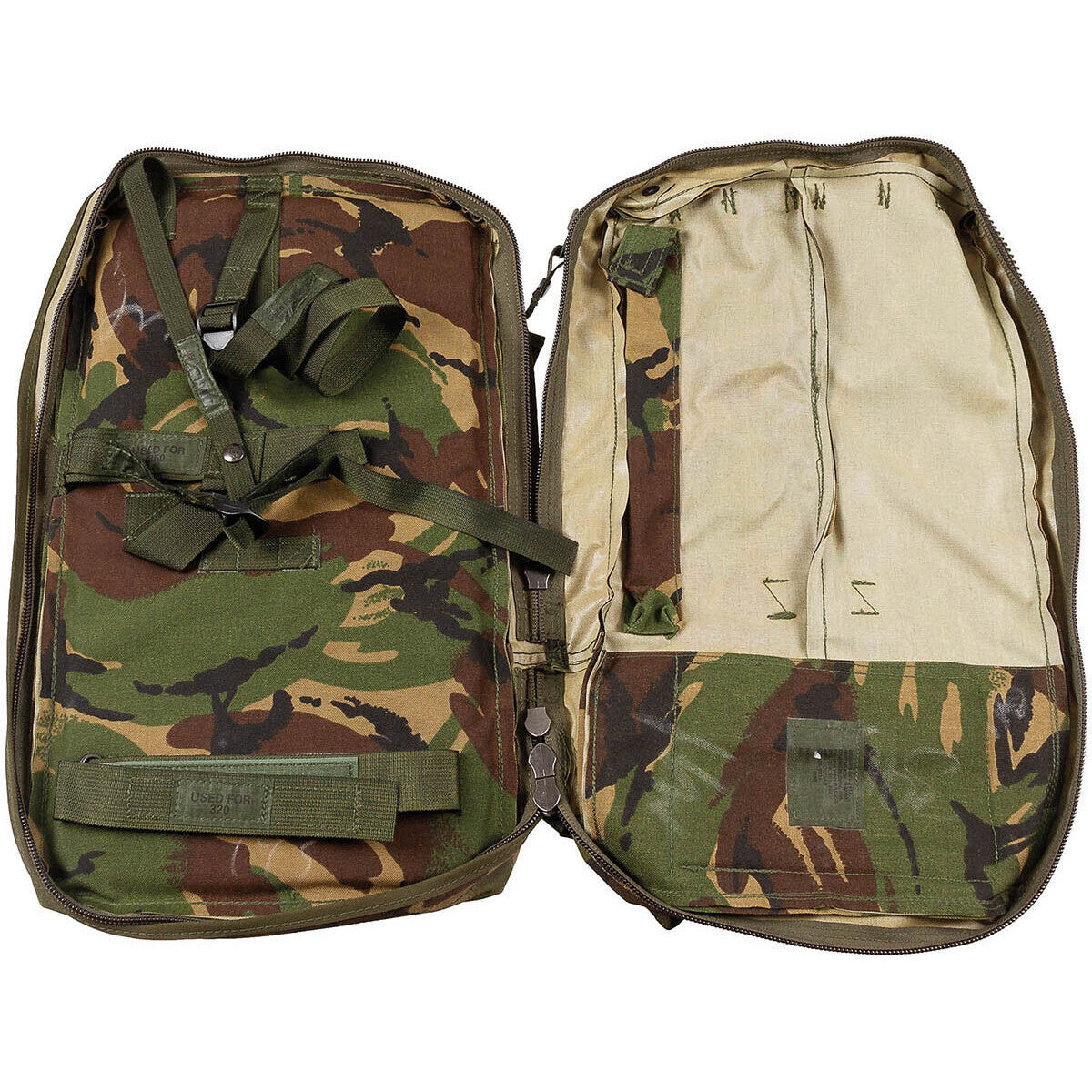 GB Original Military Army Backpack Radio Carrier DPM No Front Pouches Used Camo