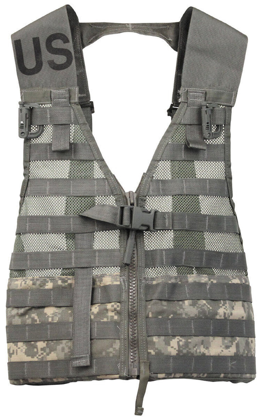Original US Army Military Combat Vest MOLLE II Modular FLC AT-digital Camo