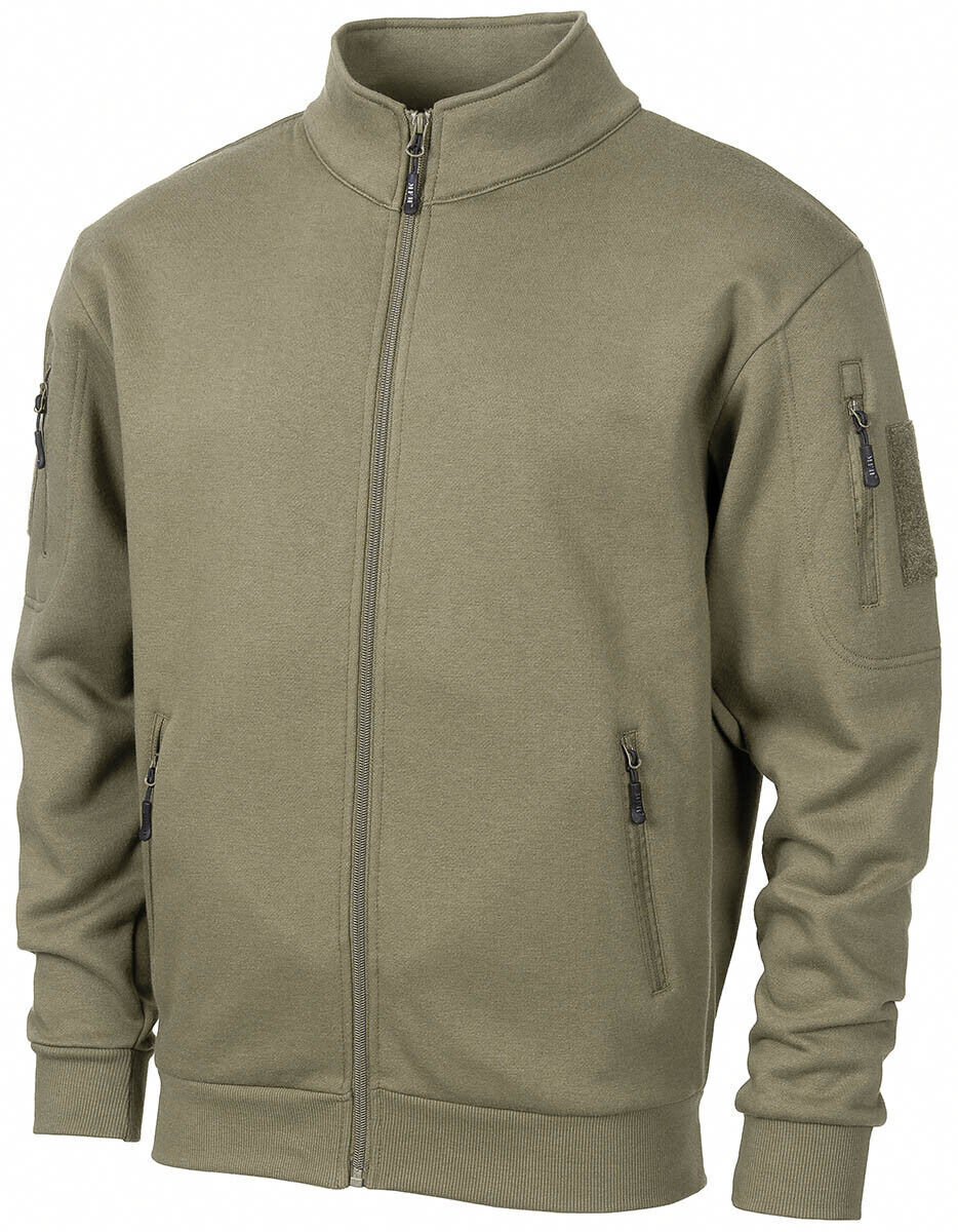 MFH Sweat Jacket Tactical Green