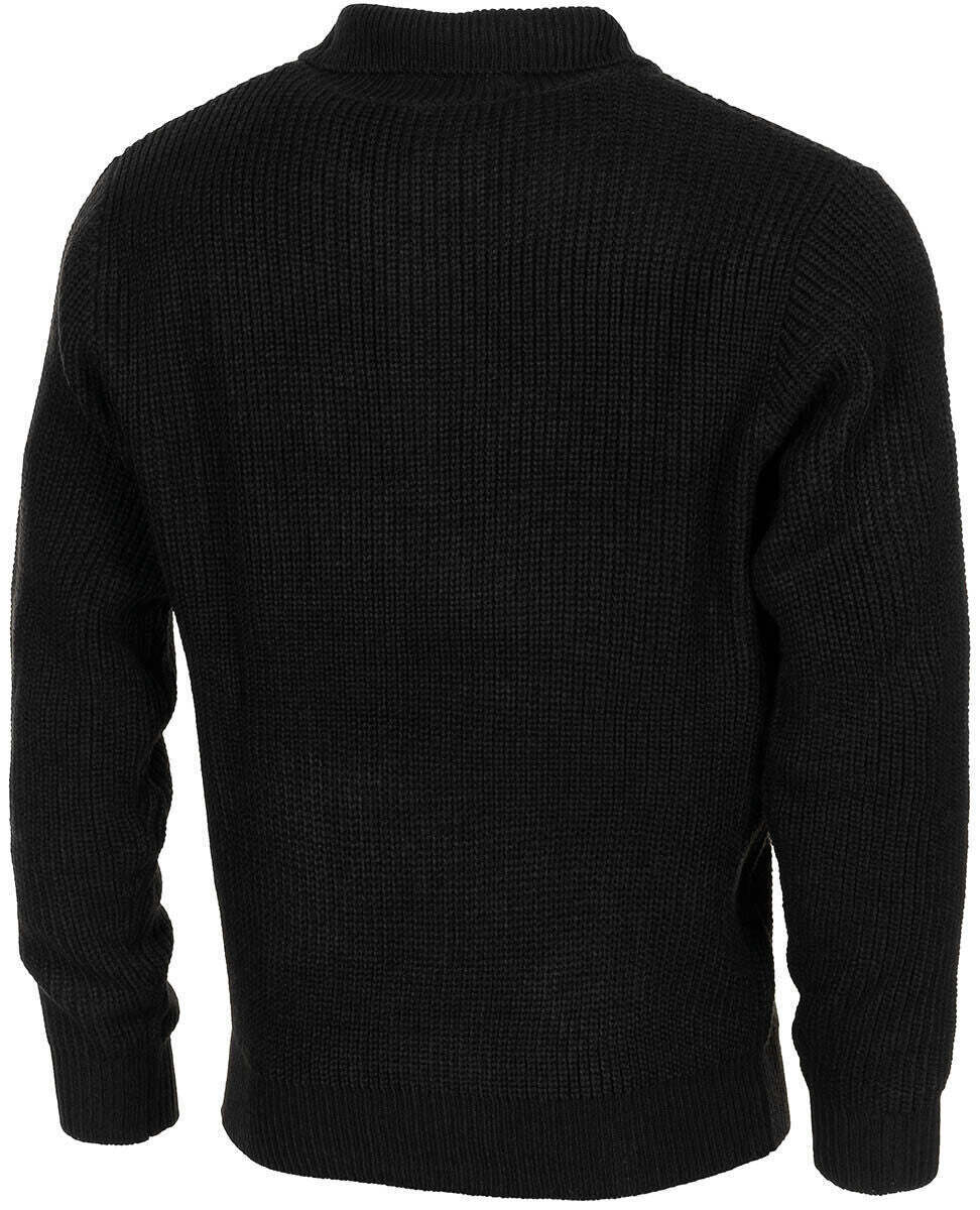MFH Pullover Troyer with Zip Black