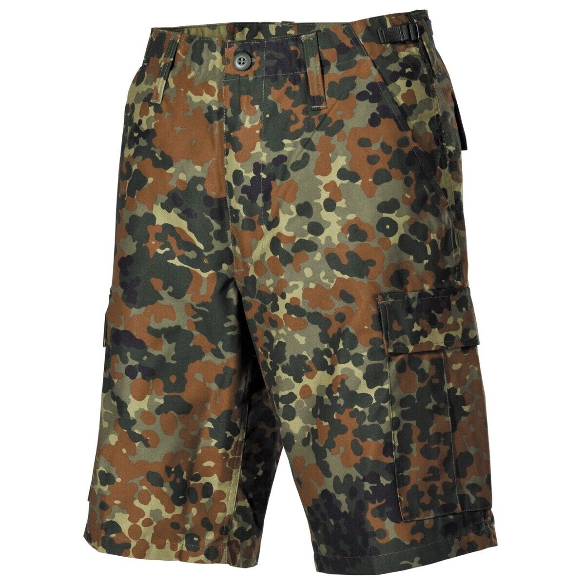 Shorts Bermuda Shorts Camo Military Army BDU Black  BW Camo Leg Pockets