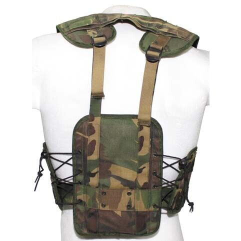 Original Dutch Army Military Vest Tactical NL Camo Tactical Load Bearing