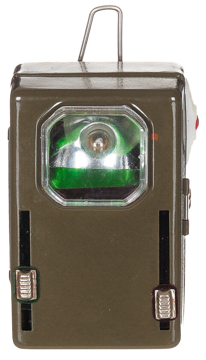 Original Polish Army Pl Flashlight Green 3 Col. – Like New