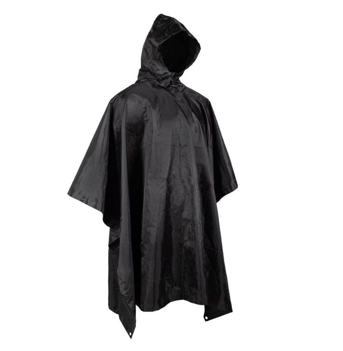 Mil-Tec Ripstop 260GR Wet Weather Poncho Basic Black