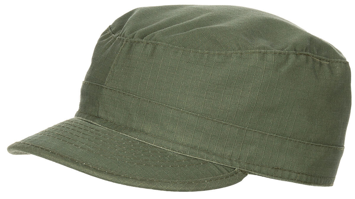 US BDU Cap American Army Style Field Hat Ripstop Military New All Sizes OD green