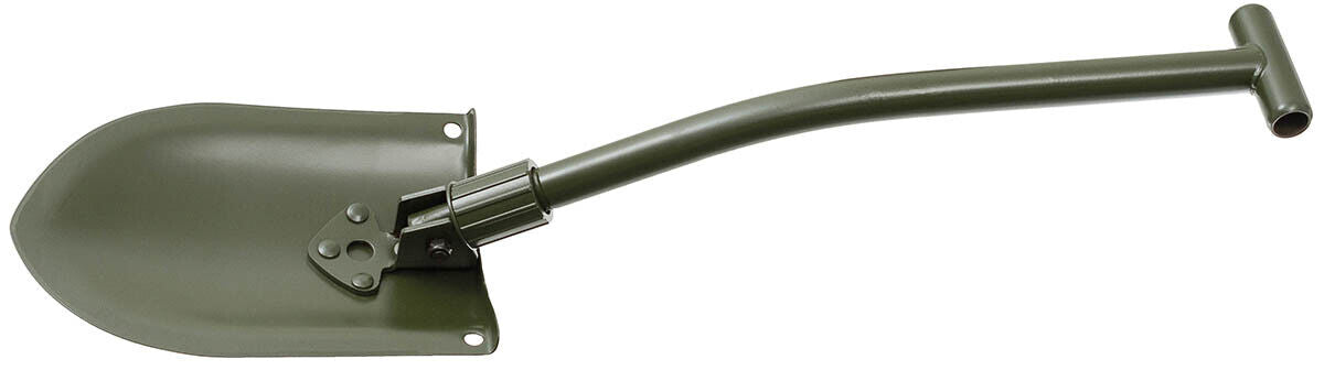 MFH Swedish Folding Spade Steel Green 2-part