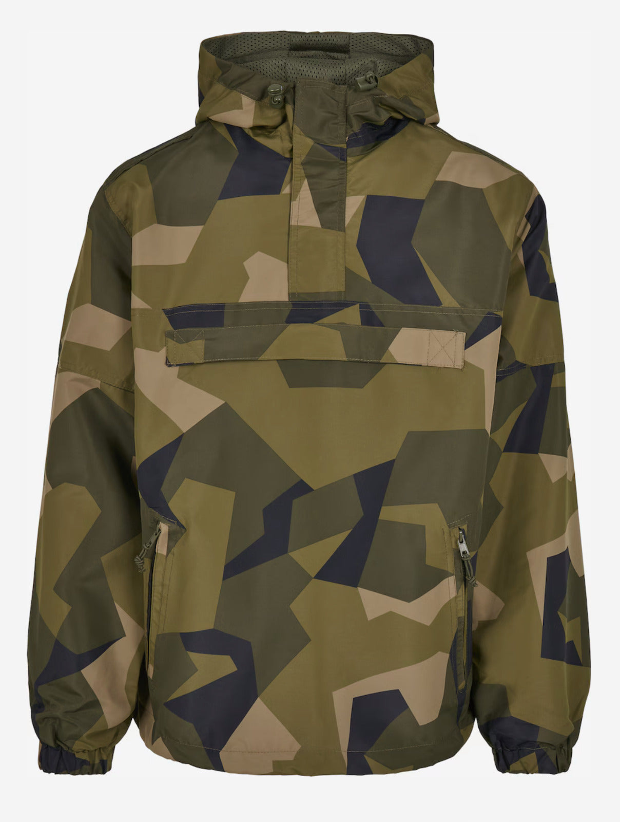 Brandit Windbreaker Anorak Swedish Woodland – Summer Outdoor Rain Jacket