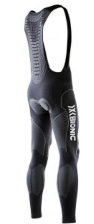 X-Bionic O020618 Biking Power Bib Tight With Pad Women's Size M Black/White