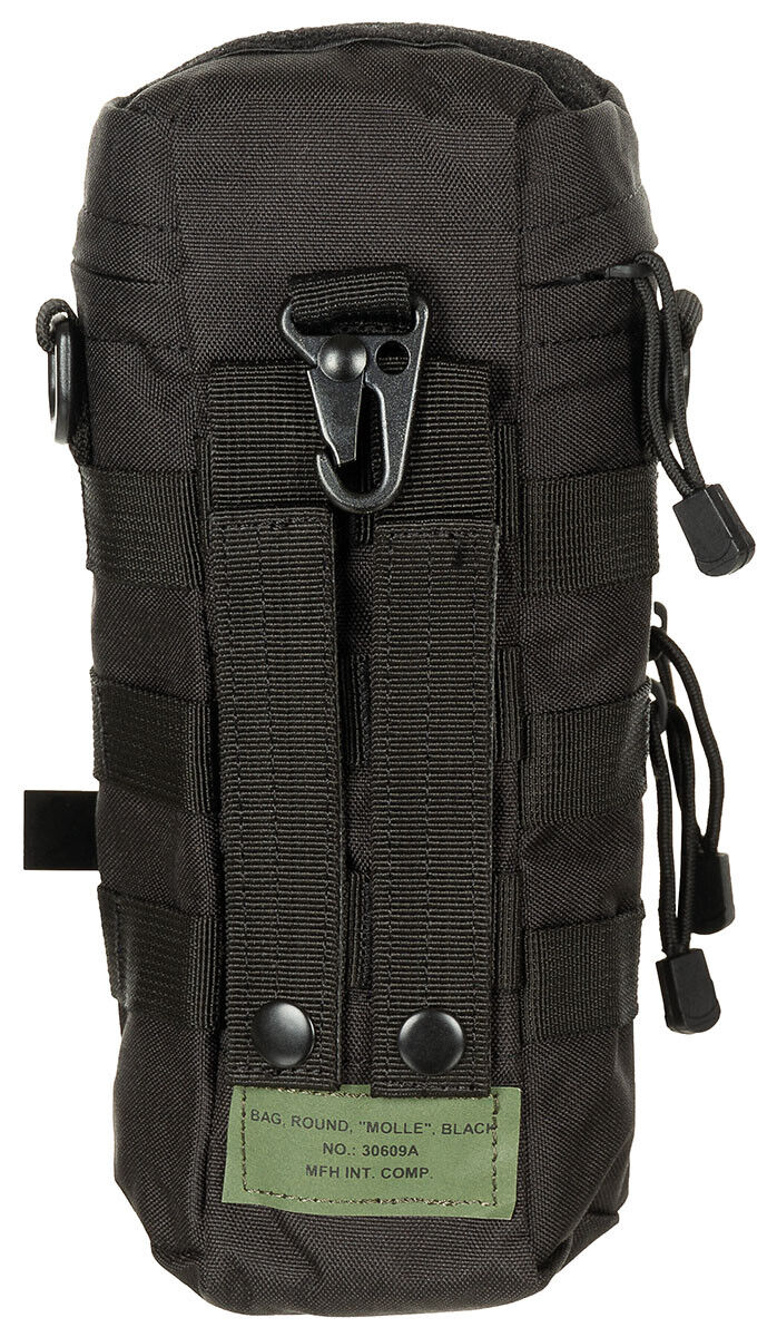 MFH Pouch Round MOLLE Black
