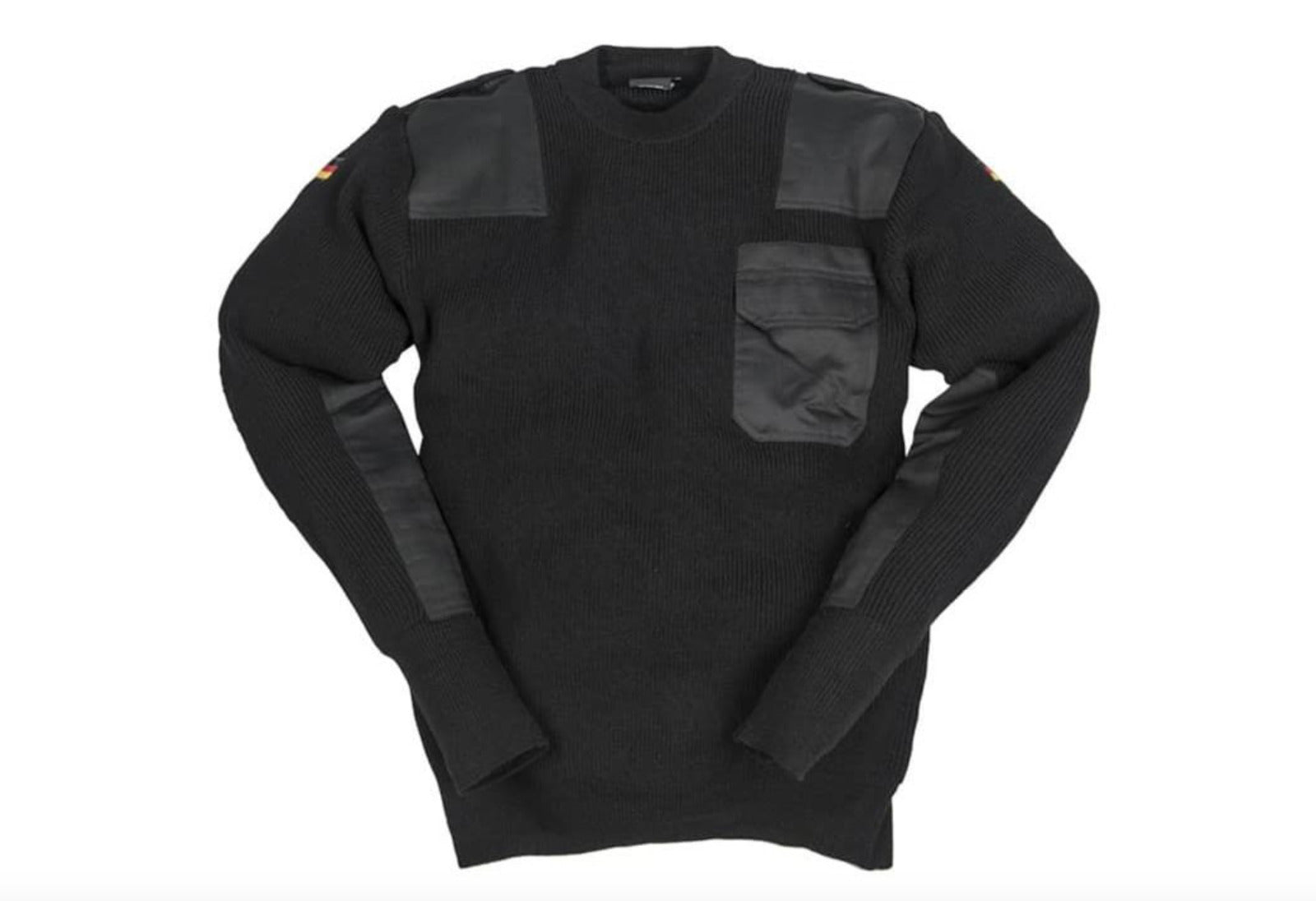 Mil-Tec German Sweater 80/wool 20/acrylic Black