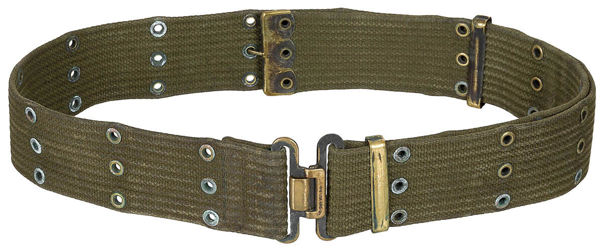 Original Belgian Army Belt Olive – Used