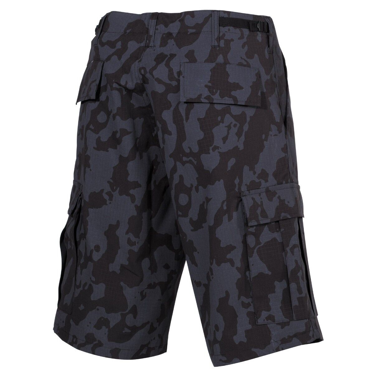 US Shorts Bermuda Men's Military Army BDU Leg Pockets Night Camo