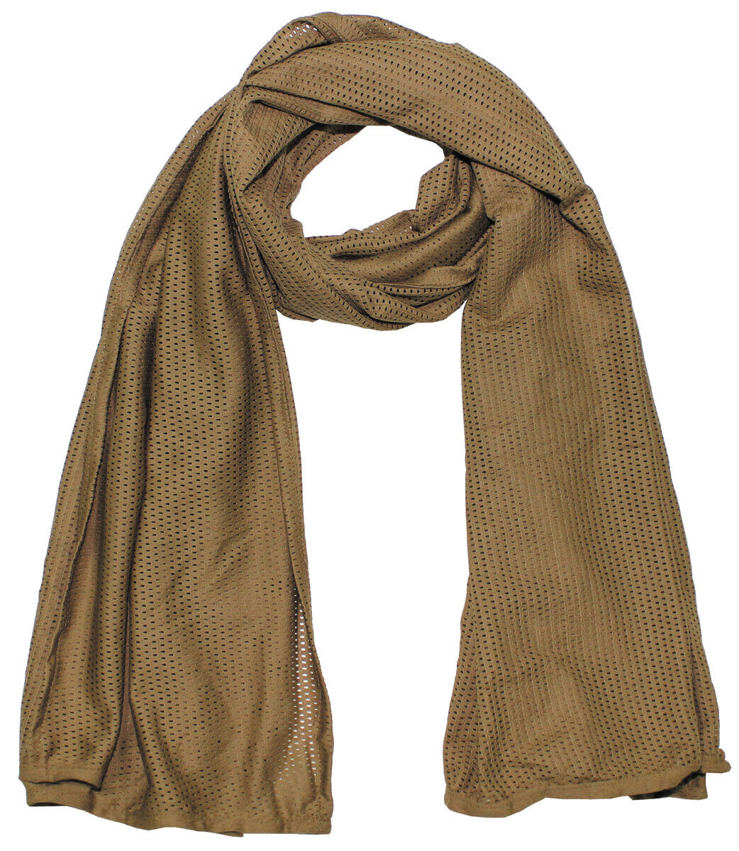 Sniper Scarf Multifunctional Fine Mesh Camouflage Face Coyote Tan 190x70cm