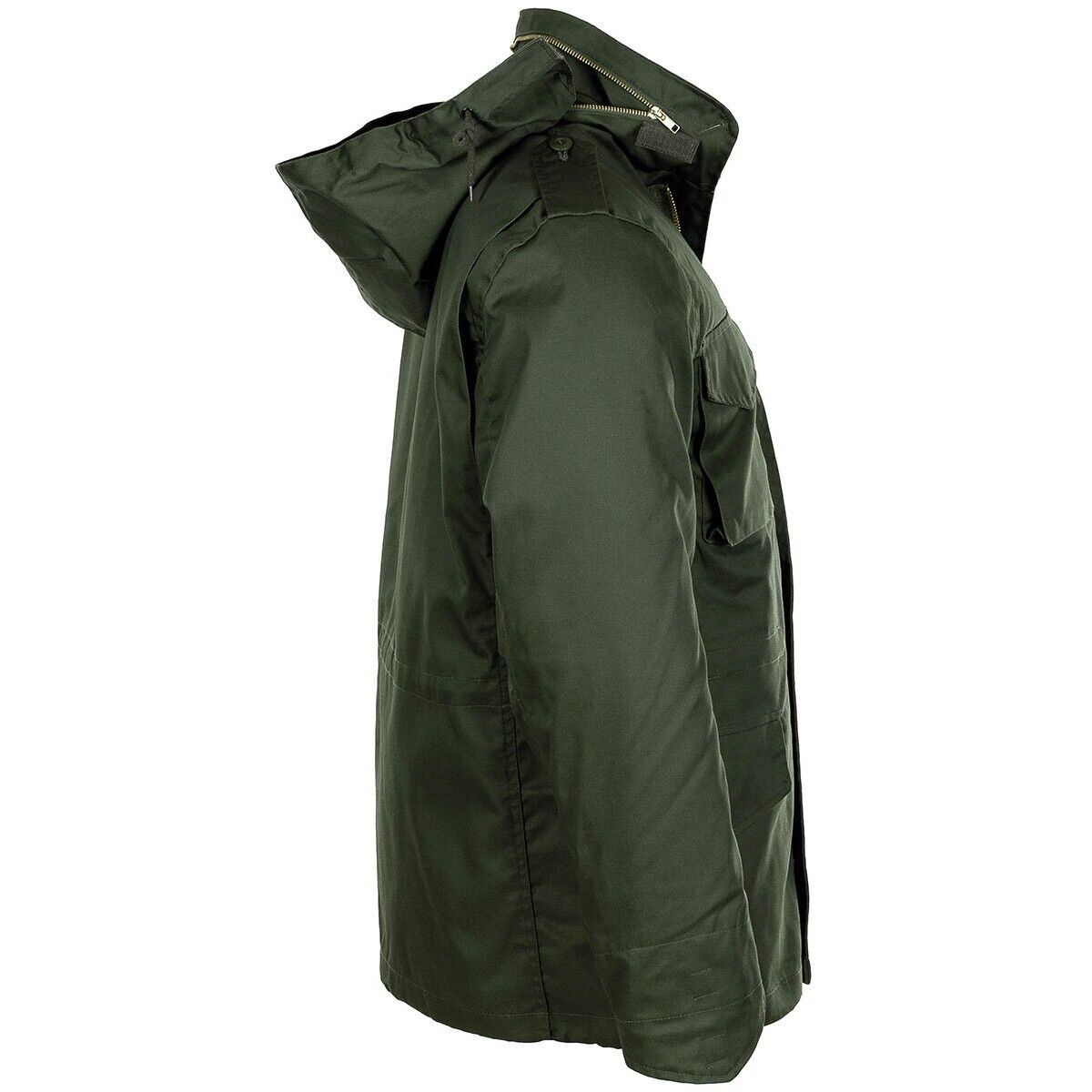 MFH US Field Jacket M65 Green with Detachable. Quilted Lining