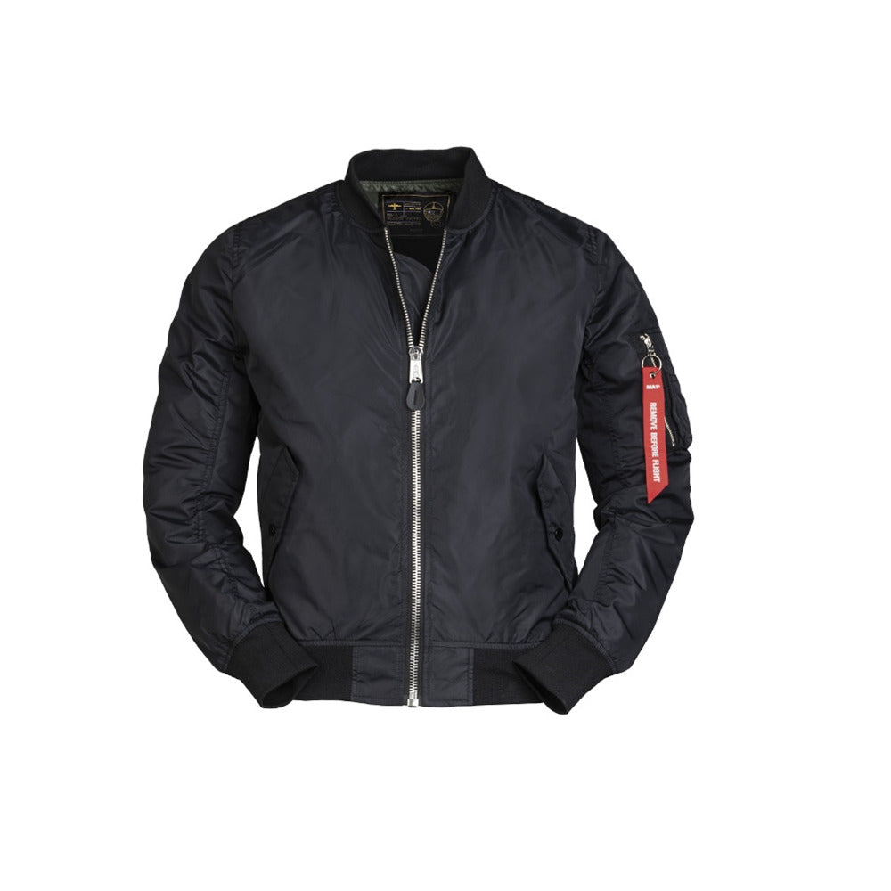 Mil-Tec US Summer MA1 Flight Jacket Black