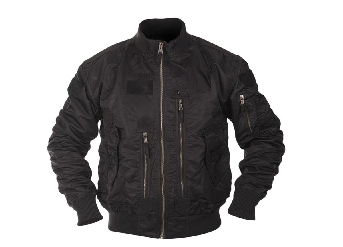 Mil-Tec US Tactical Flight Jacket Black