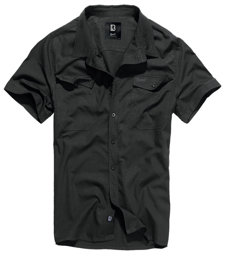 Brandit Roadstar Shirt Short Sleeve Straight Cut Urban Style T-shirt Black