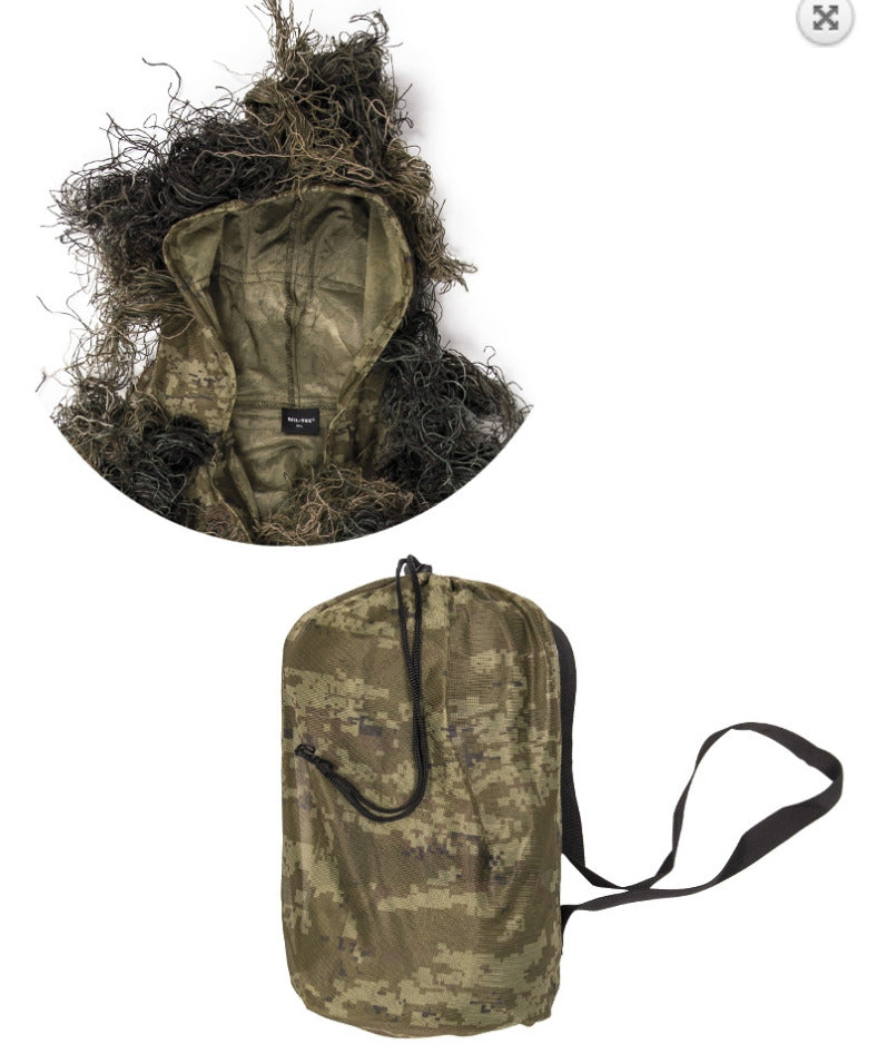 Mil-Tec Ghillie Parka Anti Fire Woodland