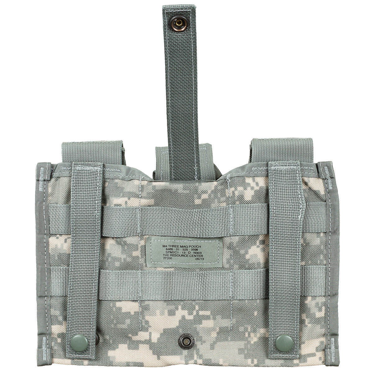 Original US Army Mag Pouch M4 MOLLE Triple AT-Digital ca.5,5x3,5x16cm Used